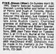Moses Fine - Obituary