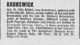 Rona (Bronfman) Brunswick - Obituary
