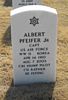 Albert Pfeifer - Tombstone