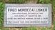 Alfred Mordecai Lisker - Tombstone