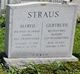 Alfred Straus - Gertrude (Loeb) Straus - Tombstone