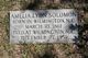 Amelia (Lyon) Solomon - Tombstone
