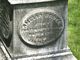 Amelia (Symonds) Bruel - Detail - Tombstone