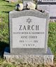 Anne (Cohen) Zarch - Tombstone