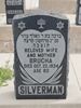 Brucha (Kitzis) Silverman - Tombstone