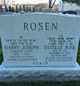 Harry Rosen - Estelle (Goldin) Rosen - Tombstone